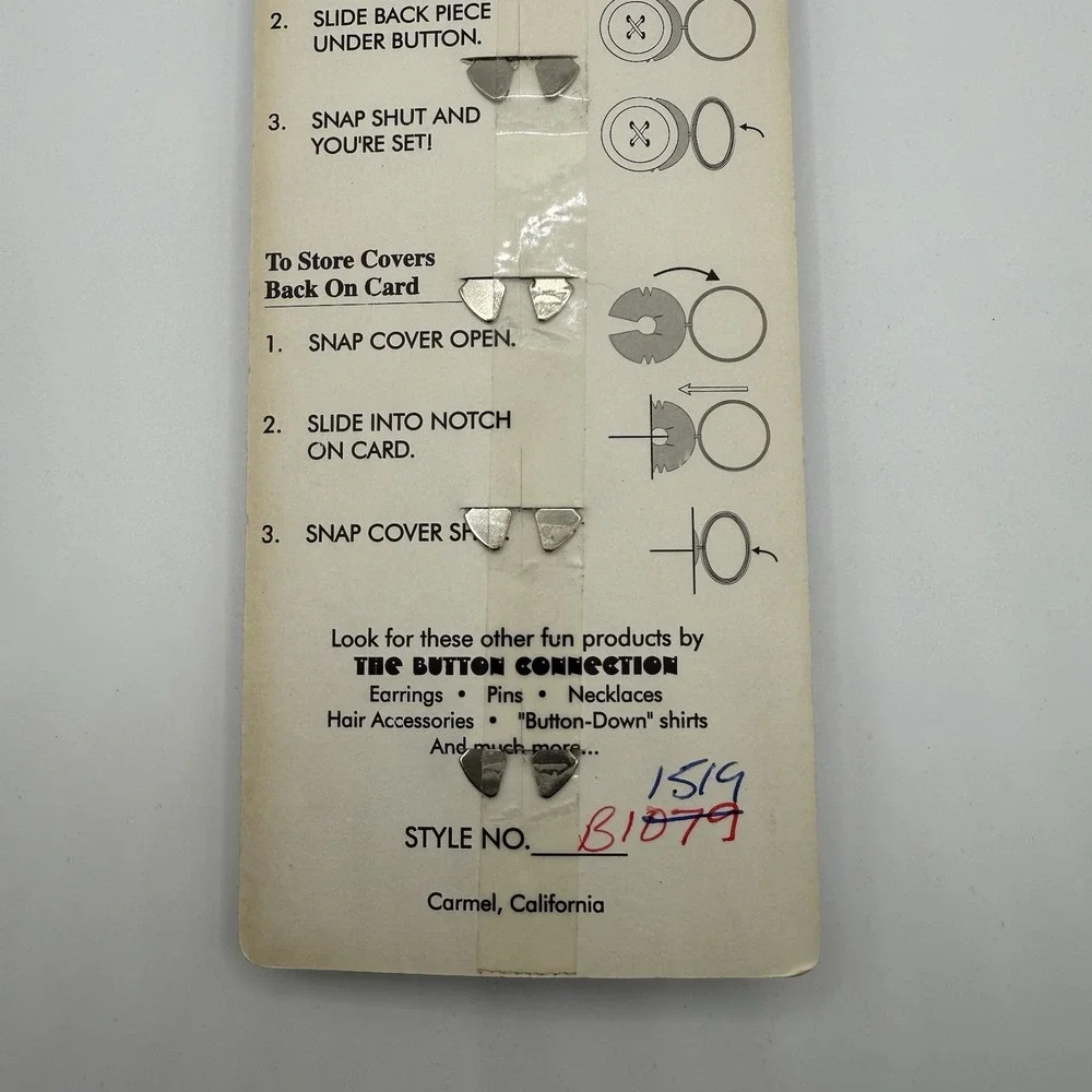 Vintage Pen-Reed Golf Motif Designer Button Covers Set of 5‎ Carmel CA Original